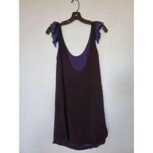 Evening / cocktail dress with an open back